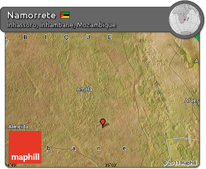 Satellite Map of Namorrete