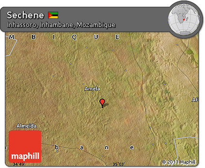 Satellite Map of Sechene