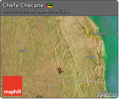 Satellite Map of Chefe Checane