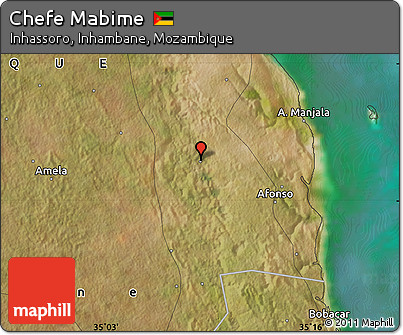 Satellite Map of Chefe Mabime