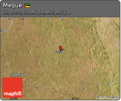 Satellite Map of Meque