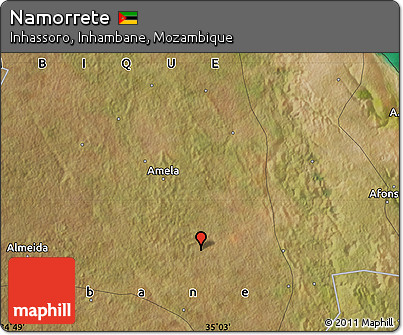 Satellite Map of Namorrete