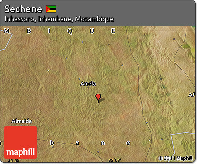 Satellite Map of Sechene