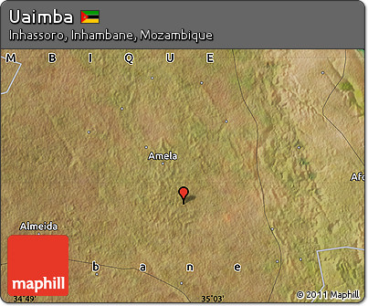 Satellite Map of Uaimba