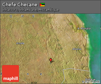 Satellite Map of Chefe Checane