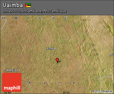 Satellite Map of Uaimba
