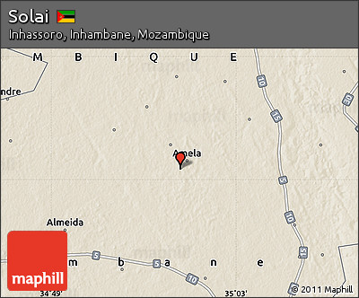 Shaded Relief Map of Solai