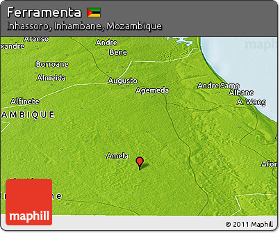 Physical Panoramic Map of Ferramenta