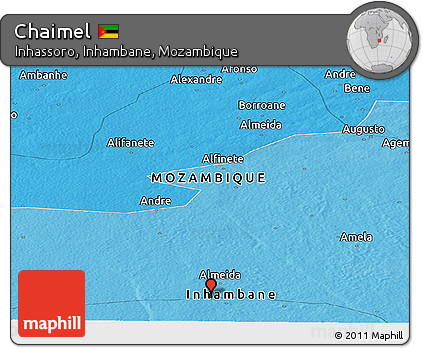 Political Panoramic Map of Chaimel