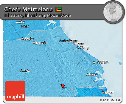 Political Panoramic Map of Chefe Maimelane