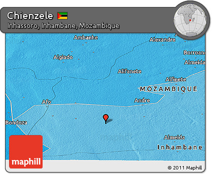 Political Panoramic Map of Chienzele