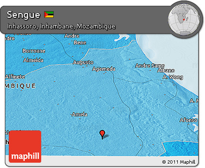 Political Panoramic Map of Sengue