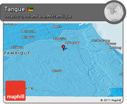 Political Panoramic Map of Tangue