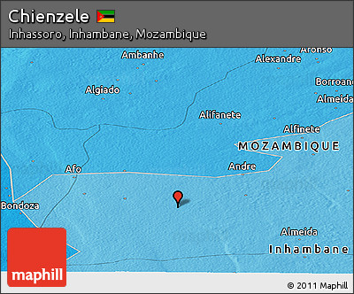 Political Panoramic Map of Chienzele