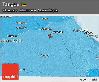 Political Panoramic Map of Tangue