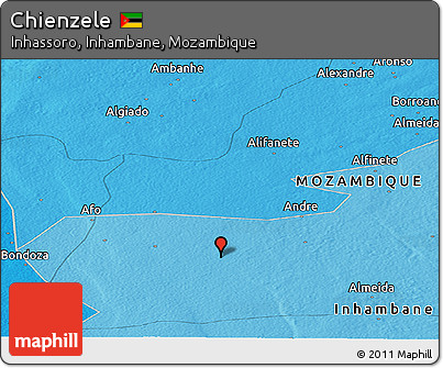 Political Panoramic Map of Chienzele