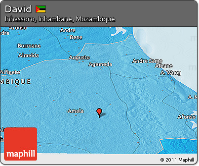 Political Panoramic Map of David