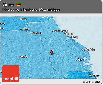 Political Panoramic Map of Gino
