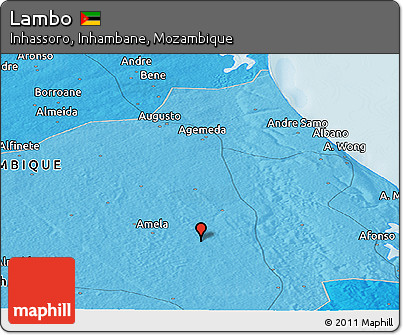 Political Panoramic Map of Lambo