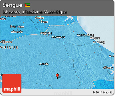 Political Panoramic Map of Sengue