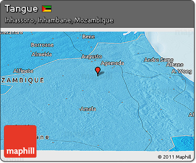 Political Panoramic Map of Tangue
