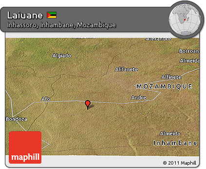 Satellite Panoramic Map of Laiuane