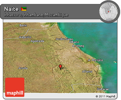 Satellite Panoramic Map of Naite