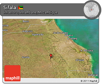 Satellite Panoramic Map of Sifala