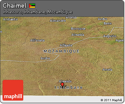 Satellite Panoramic Map of Chaimel