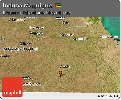 Satellite Panoramic Map of Induna Maquigue