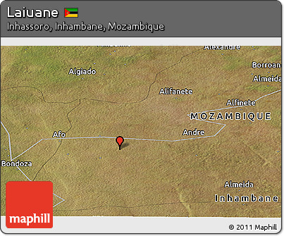 Satellite Panoramic Map of Laiuane