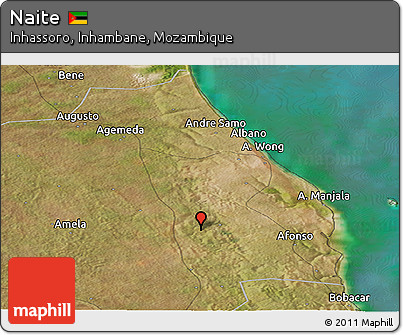 Satellite Panoramic Map of Naite