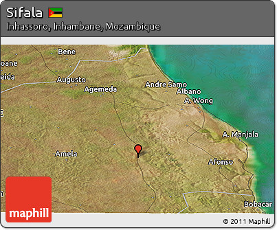 Satellite Panoramic Map of Sifala