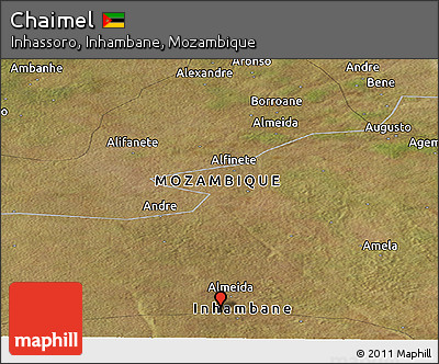 Satellite Panoramic Map of Chaimel