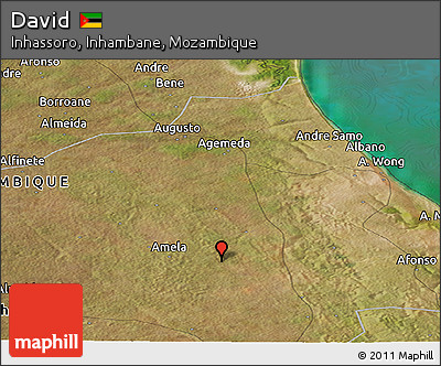 Satellite Panoramic Map of David