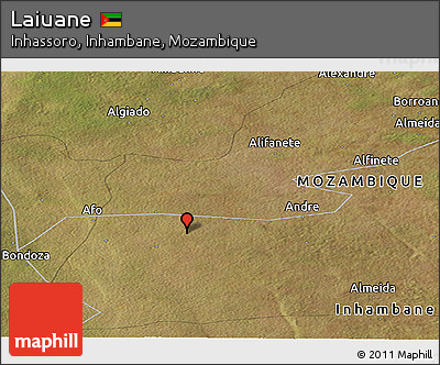 Satellite Panoramic Map of Laiuane