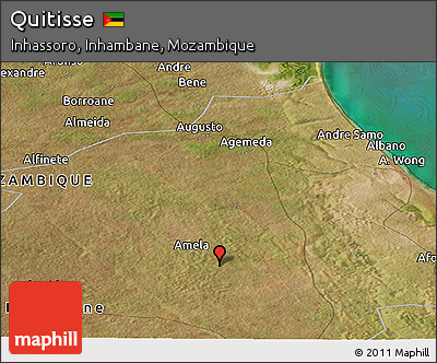 Satellite Panoramic Map of Quitisse