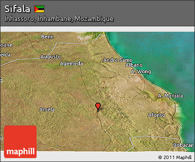 Satellite Panoramic Map of Sifala