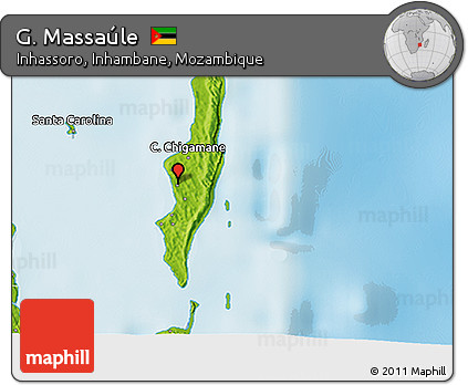 Physical 3D Map of G. Massaúle