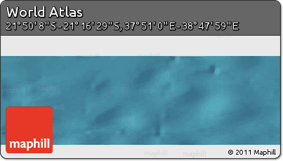 Satellite Panoramic Map of the Area around 21° 33' 19" S, 38° 19' 30" E