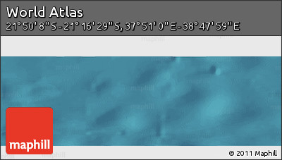 Satellite Panoramic Map of the Area around 21° 33' 19" S, 38° 19' 30" E