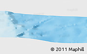 Shaded Relief Panoramic Map of the area around 21° 33' 19" S, 39° 52' 30" W