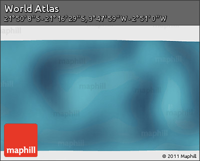 Satellite 3D Map of the Area around 21° 33' 19" S, 3° 19' 30" W