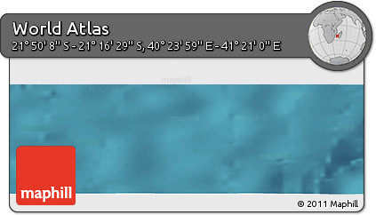 Satellite Panoramic Map of the Area around 21° 33' 19" S, 40° 52' 30" E