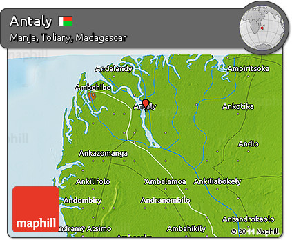 Physical 3D Map of Antaly