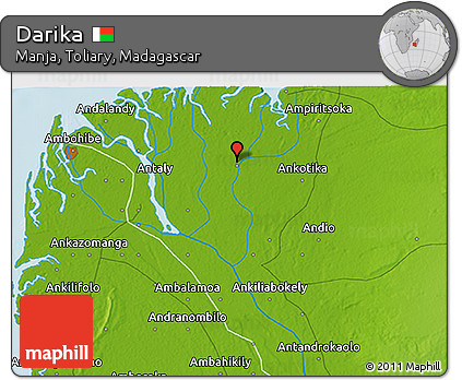 Physical 3D Map of Darika