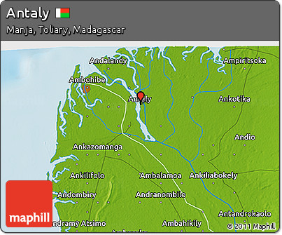 Physical 3D Map of Antaly