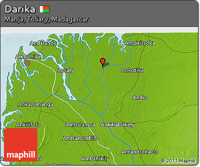 Physical 3D Map of Darika