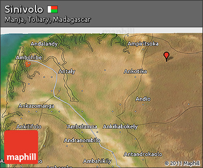 Satellite 3D Map of Sinivolo