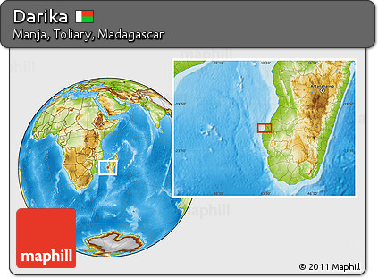 Physical Location Map of Darika